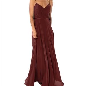 Burgundy Brideside bridesmaid dress (unaltered)